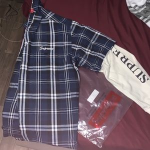 Supreme | Shirts | Supreme Thermal Work Shirt Size Medium | Poshmark